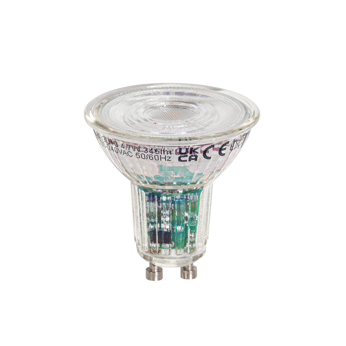 Set van 5 Smart GU10 50mm LED lampen helder 4.7W 345 lm 2200-4000K