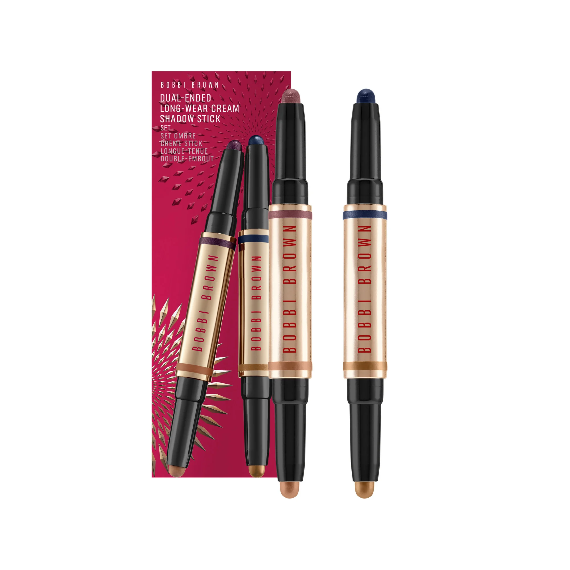 Dual Ended Long Wear Cream Shadow Stick Set - Coffret Stick Duo Fard à Paupières |