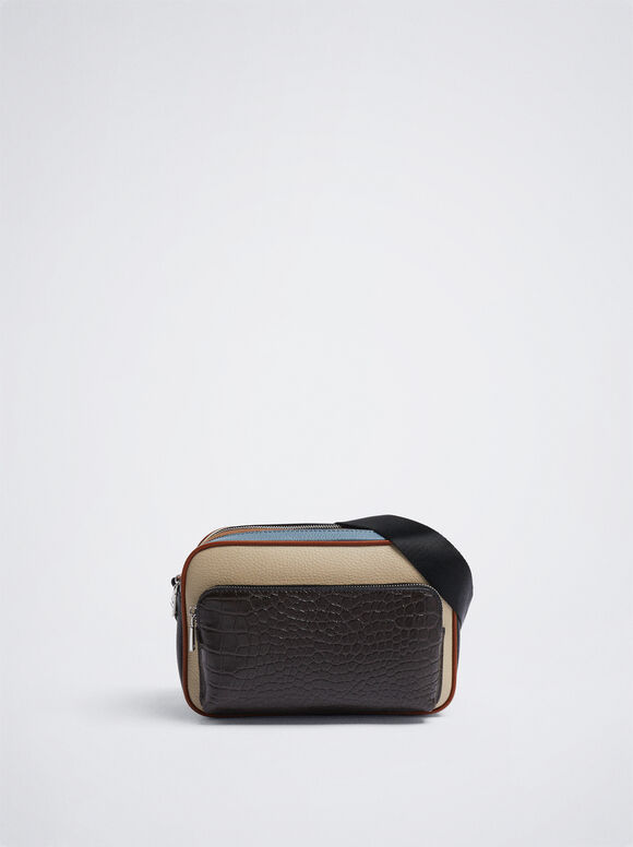 Bolsa transversal patchwork - Multicor