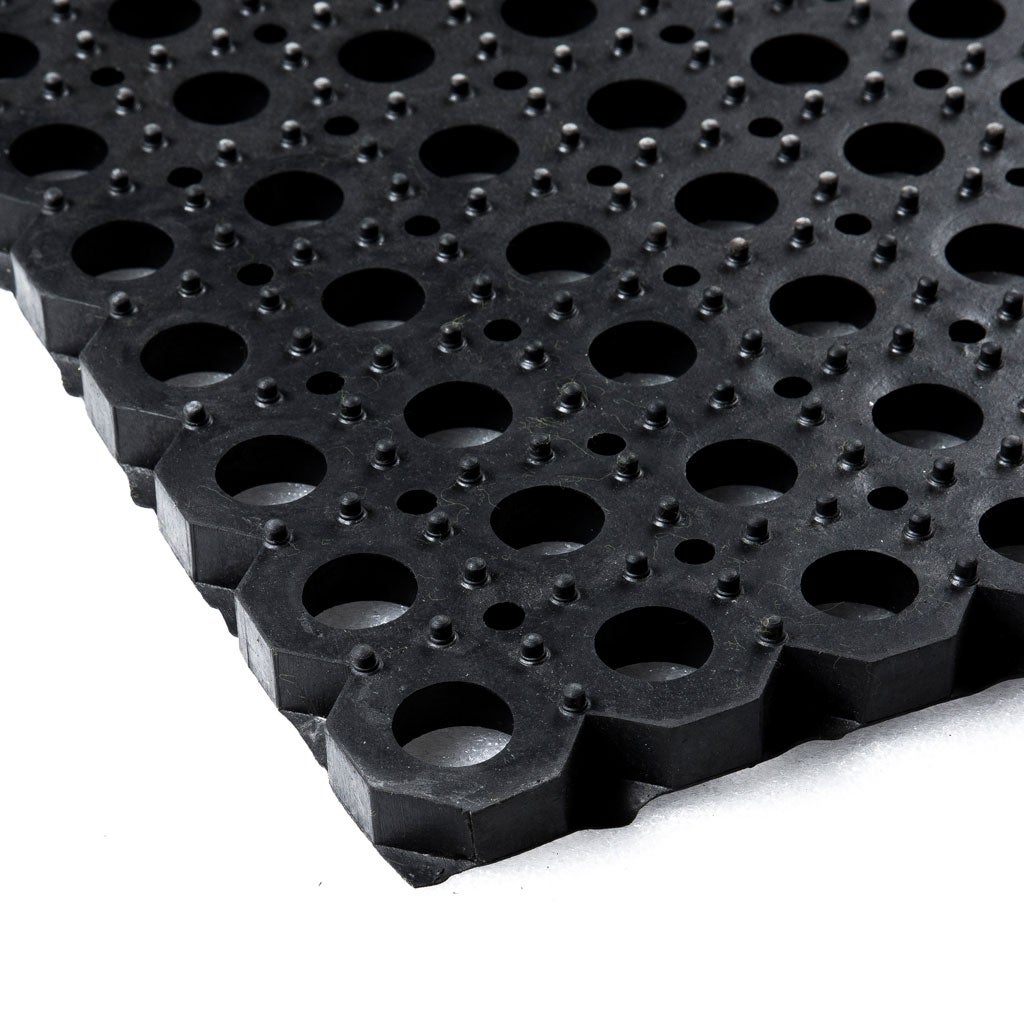 Rubberen ringmat 90 x 150 cm (23 mm) – duurzaam