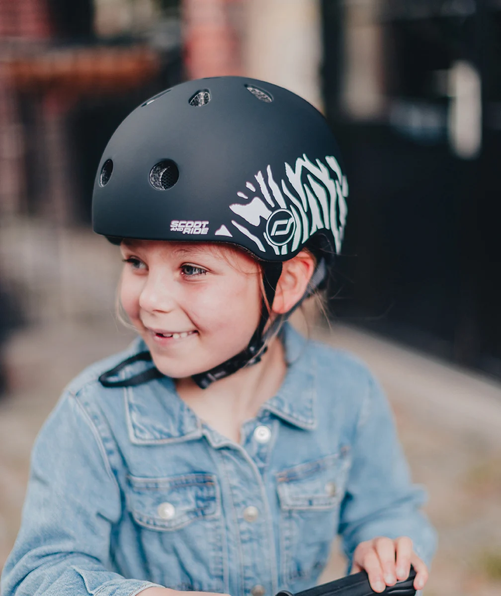 SCOOT AND RIDECASQUE XS MOTIF LIFESTYLE ZÈBRE