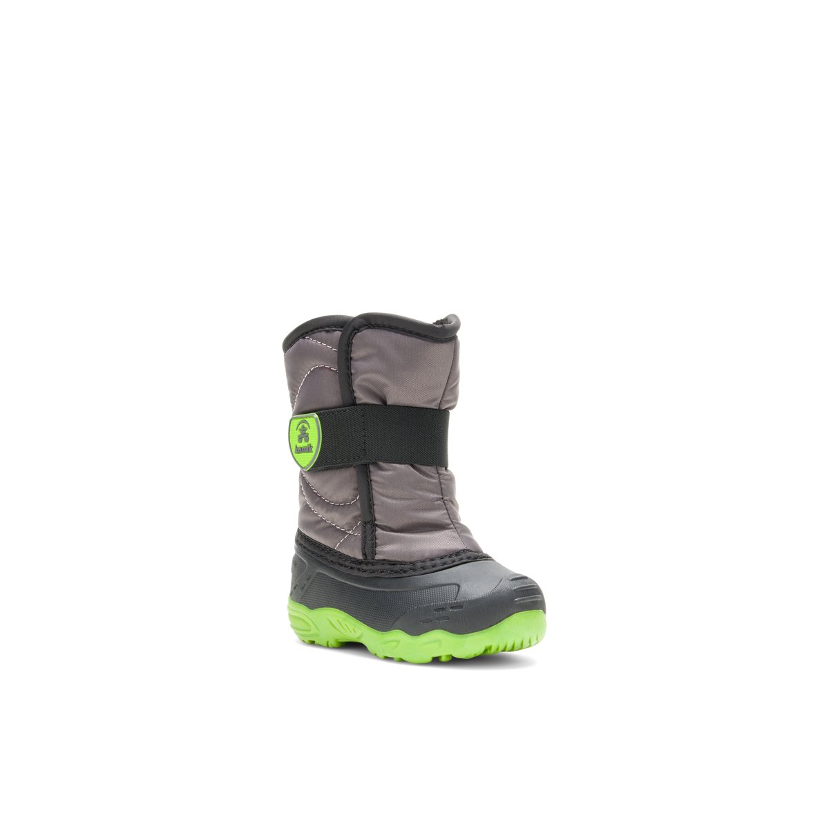 Facile à mettre-Snowbug5-ib-Bottes d'hiver - Semelle tracteur - Charbon