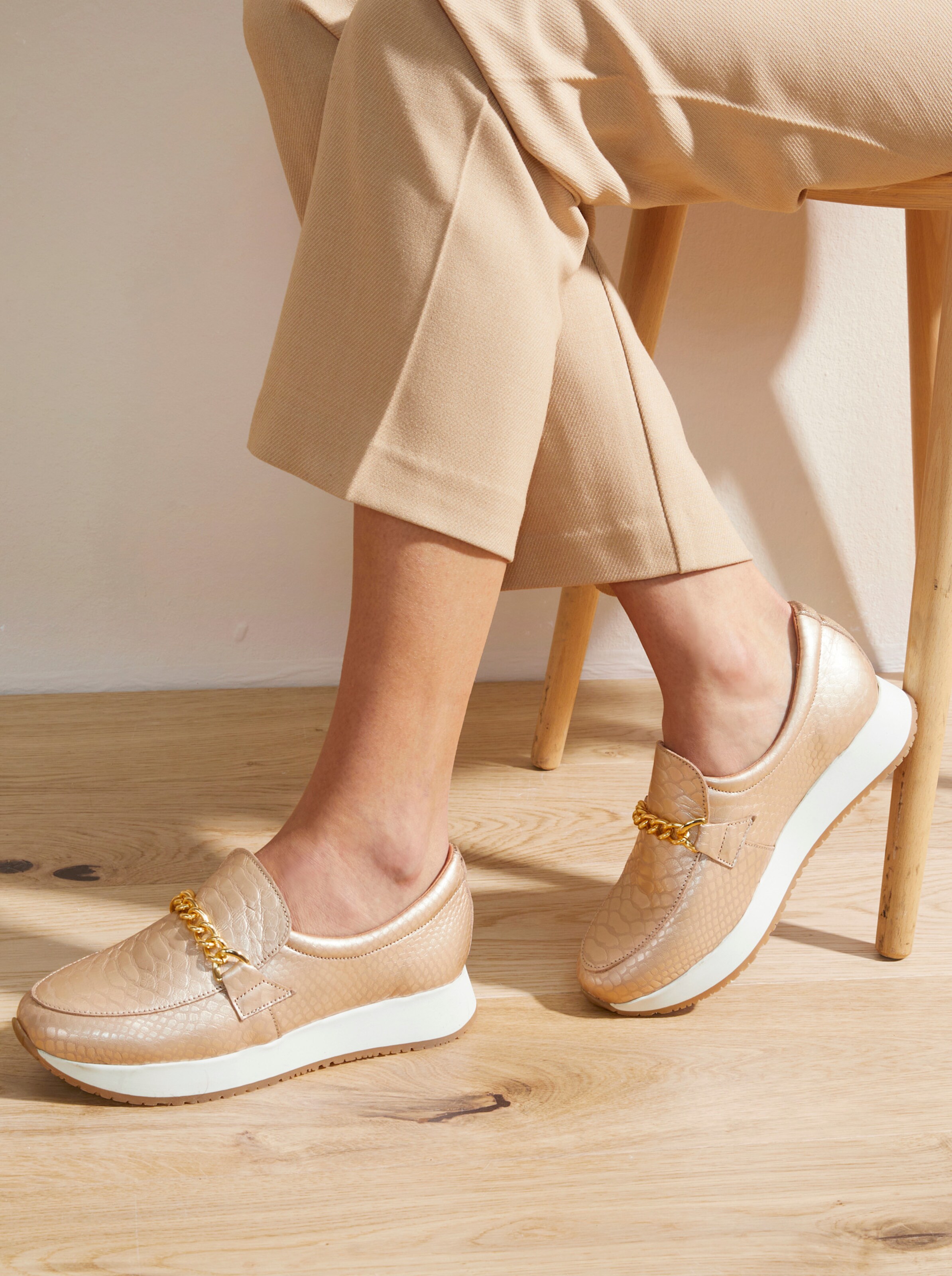 heine Slipper in creme