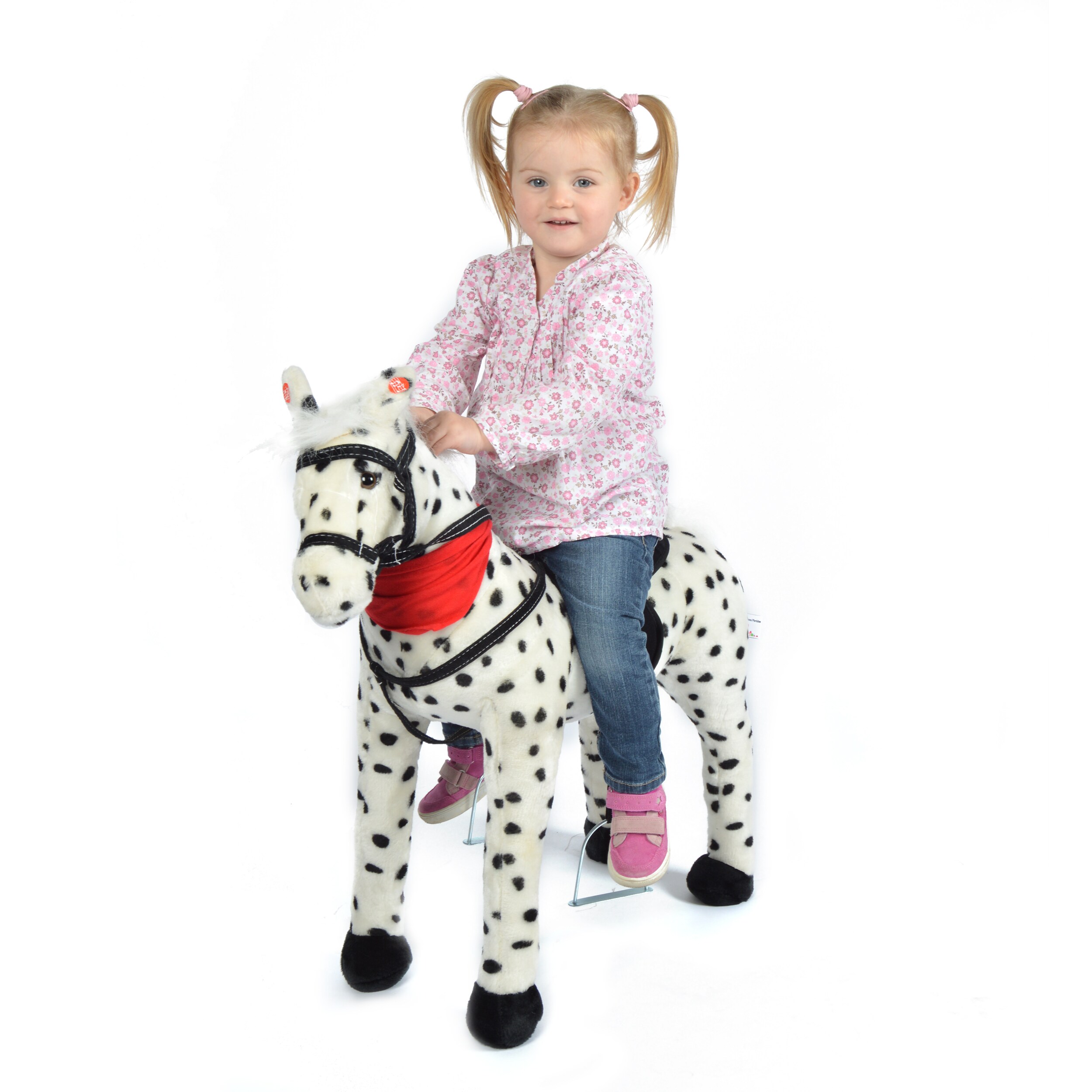 Pink Papaya Stehpferd für Kinder 75 cm Jolly Spielpferd