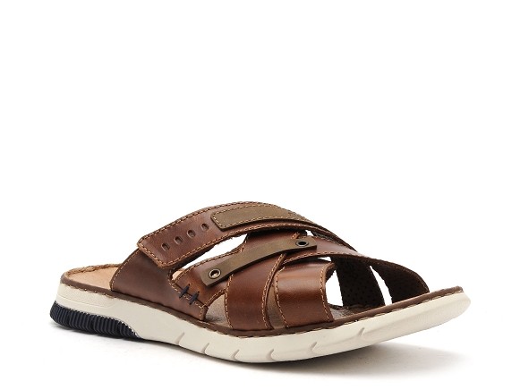 Rieker mules et sabots homme 25292 marron