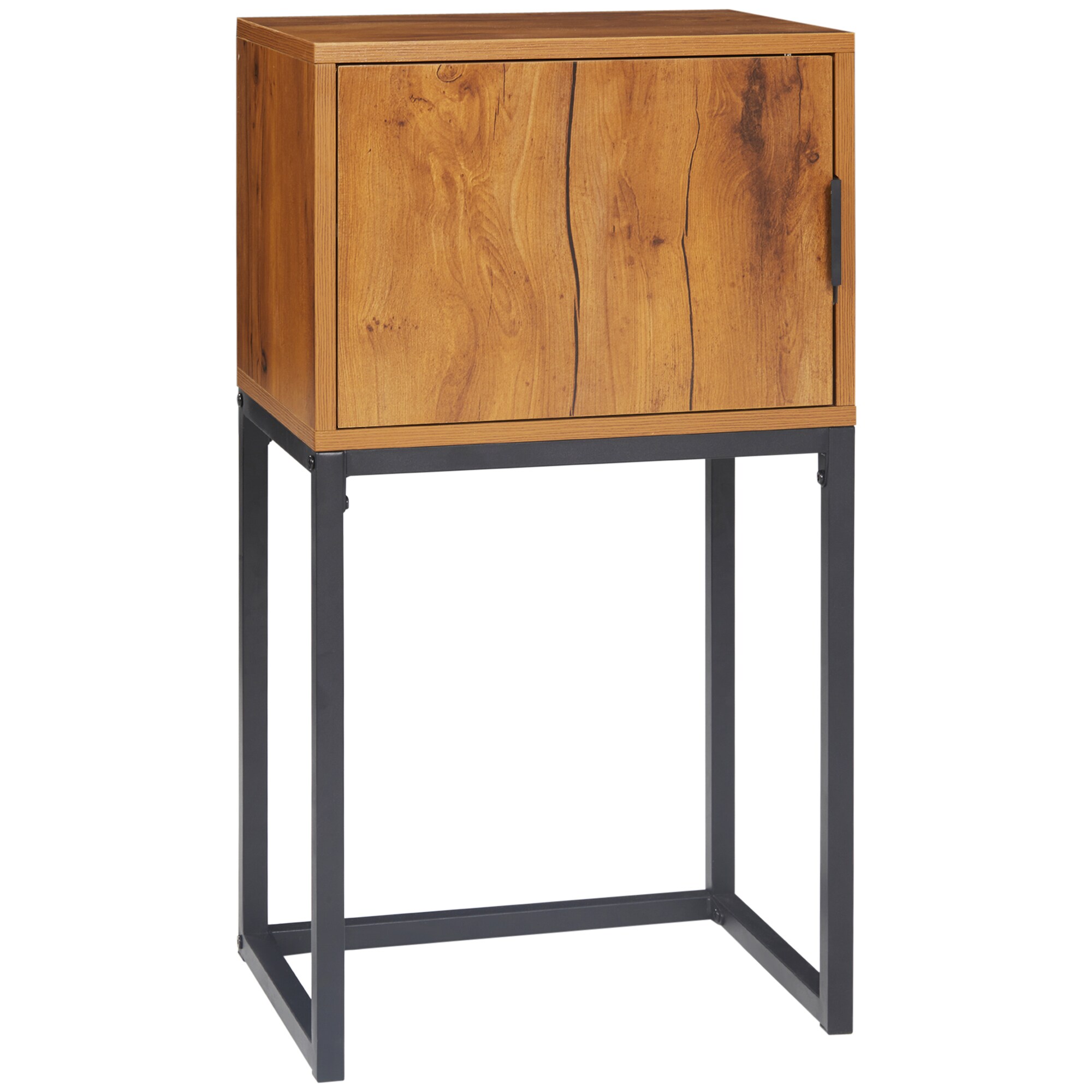 HOMCOM Konsolentisch mit rutschfesten Fuß natur 40L x 30B x 76H cm