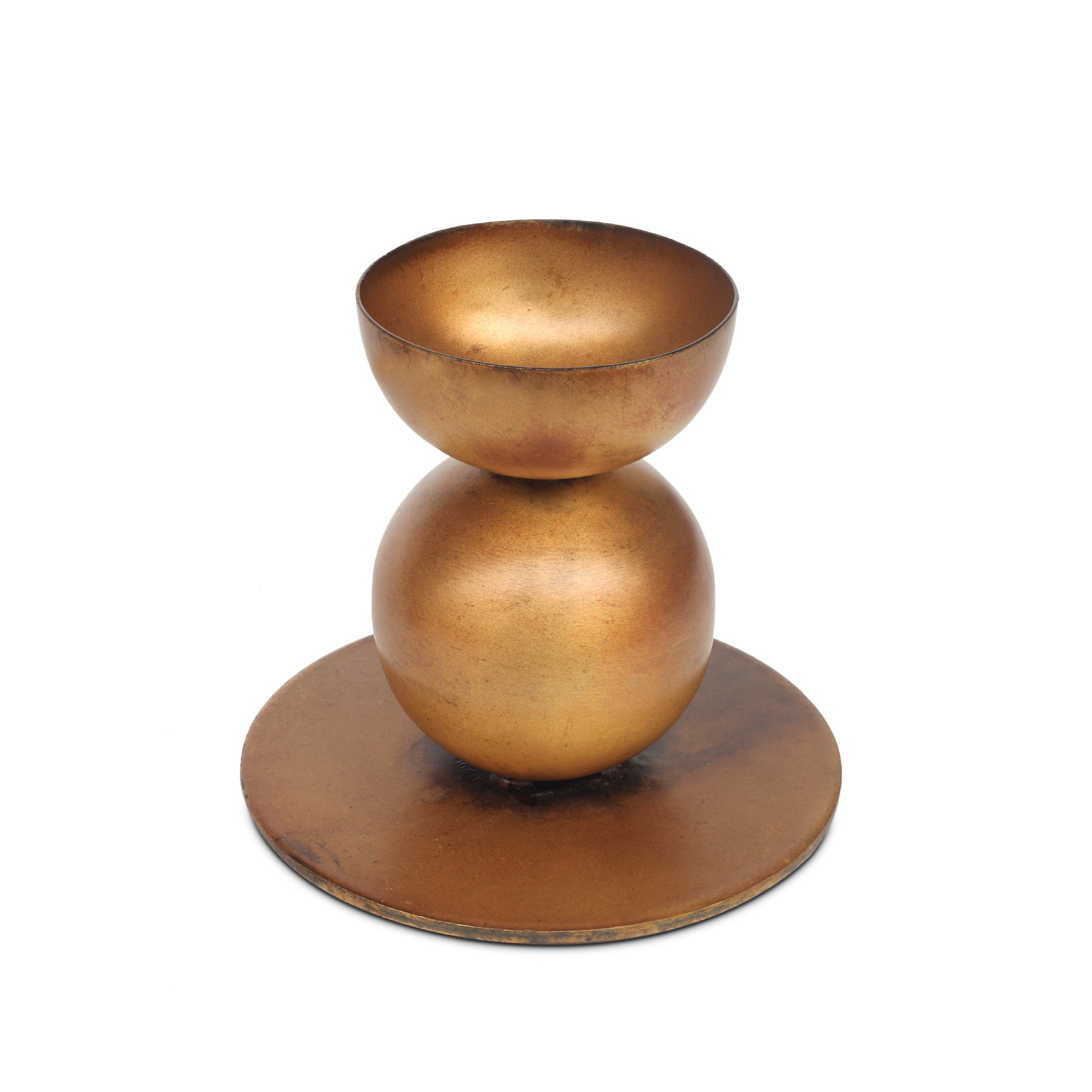 Kerzenständer 'Katun',  Ø 10 cm, H 9 cm von fischer's lagerhaus