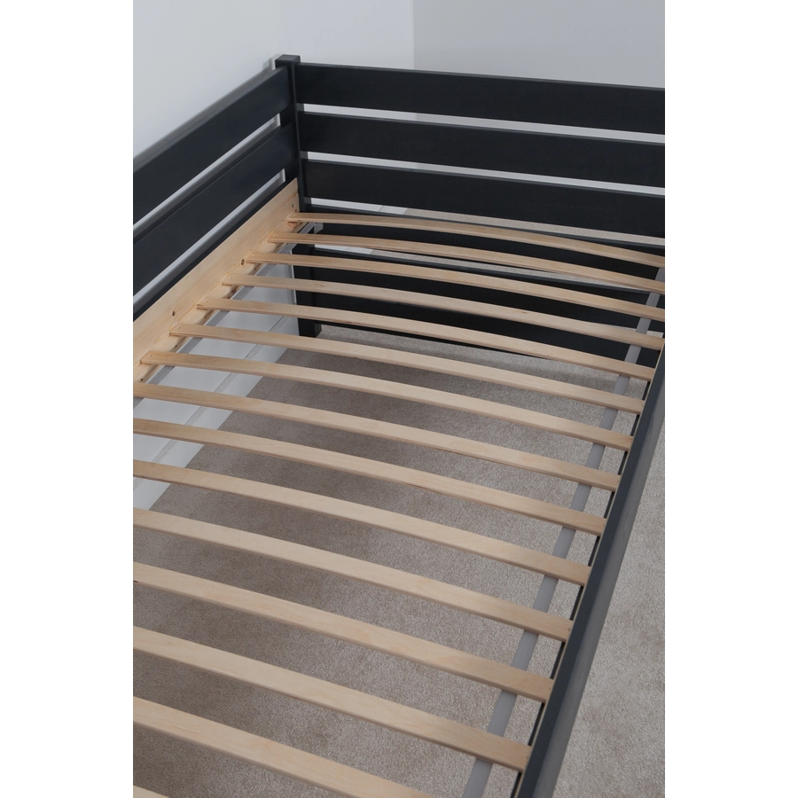 TICAA Sofabett Naomi inkl. 5x Schubkästen, 90x200 Grau