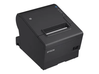 Epson TM T88VII (112) - bonprinter - termisk linje - rulle (7,95 cm) - 180 x 180 dpi - op til 500 mm/sek - USB 2.0, LAN, seriel, USB 2.0-vært - skærer - sort