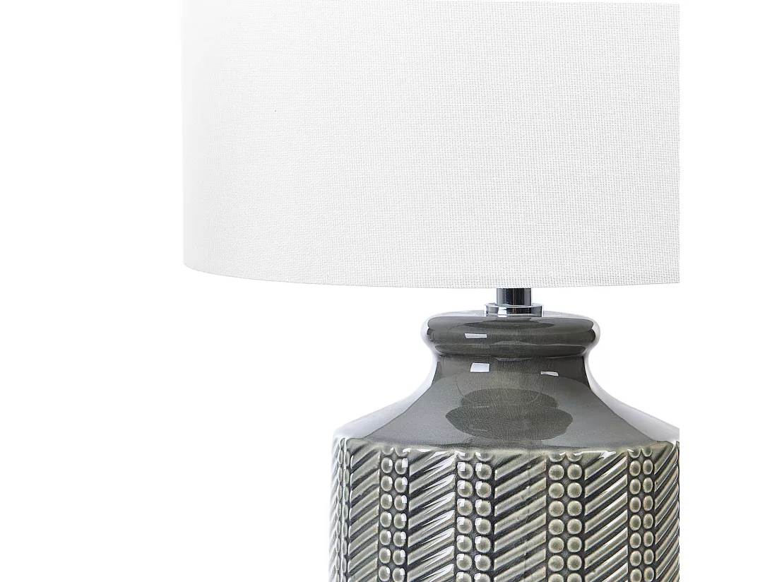 Lampe à poser ESPERANCE Céramique Gris