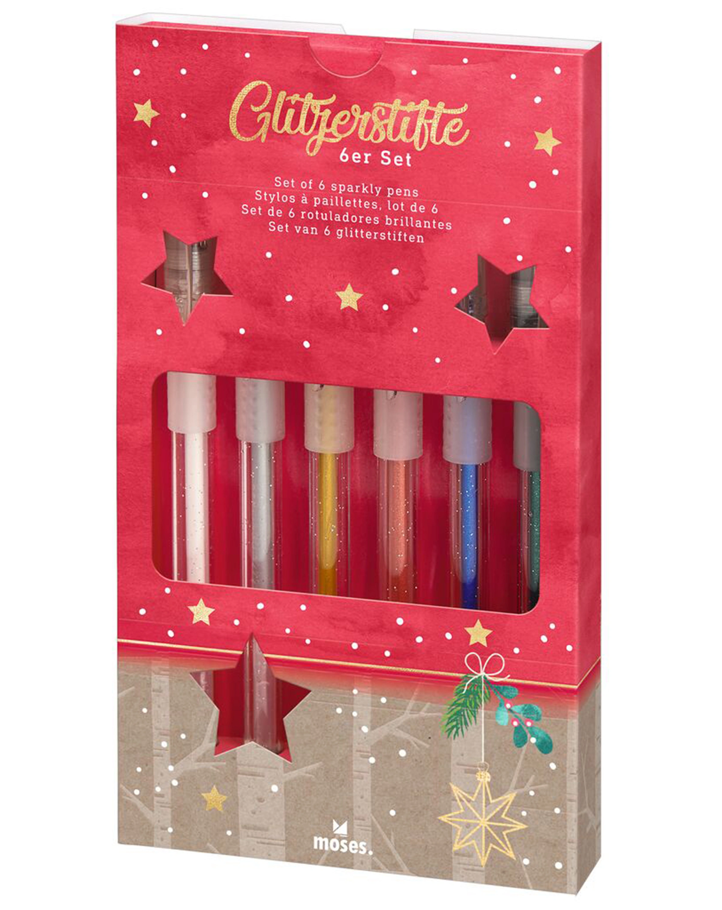 Glitzerstifte WINTERWUNDER 6er Set