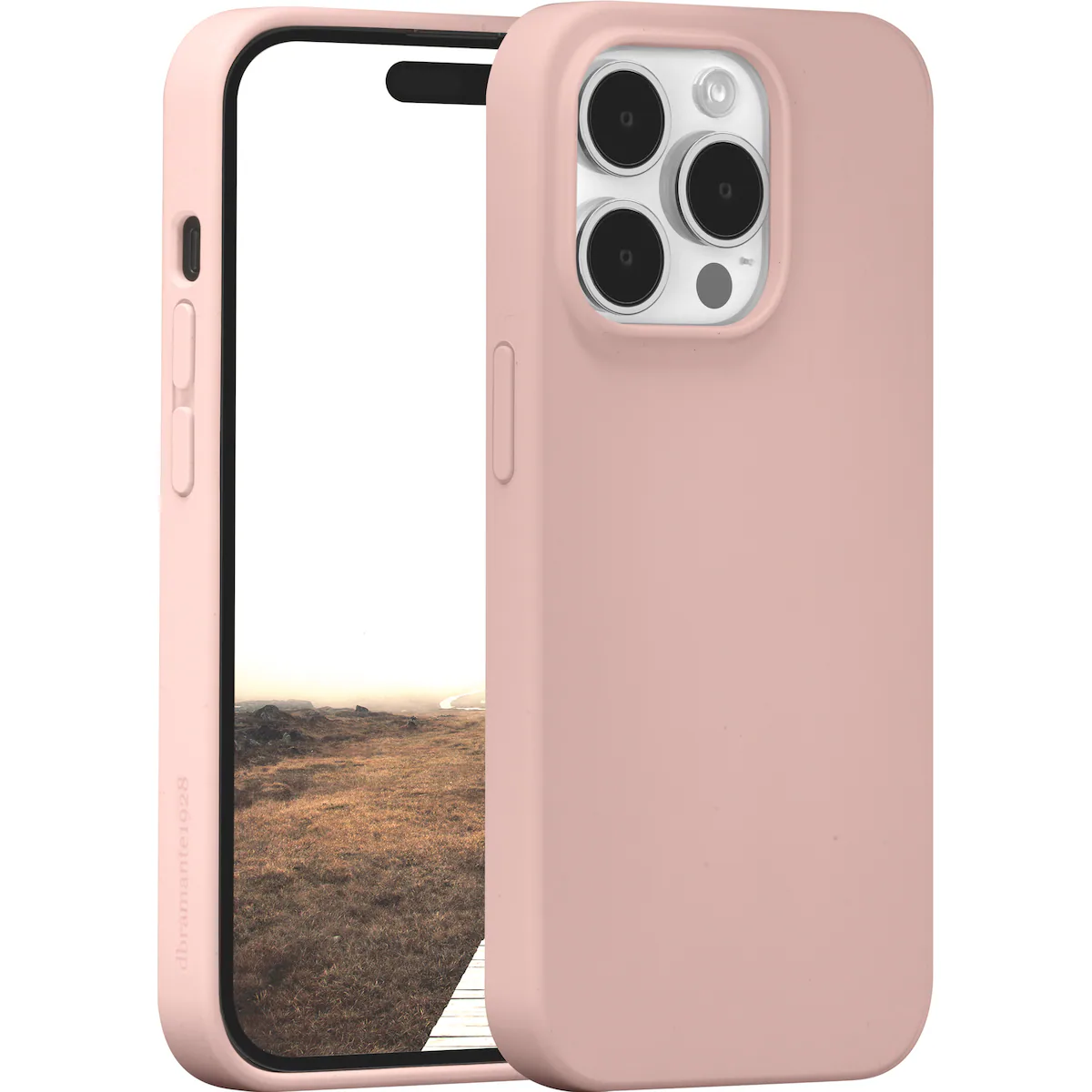 Dbramante1928 Monaco iPhone 15 Pro deksel (rosa)