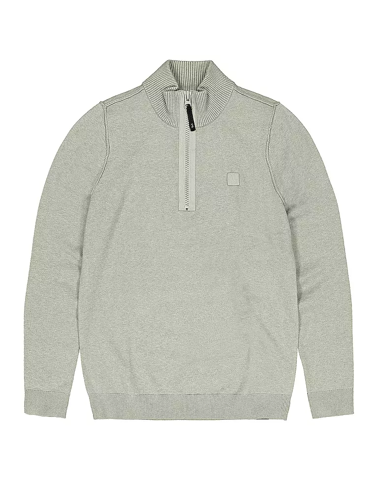 BUTCHER OF BLUE Troyer Pullover CLIFDEN hellgrau