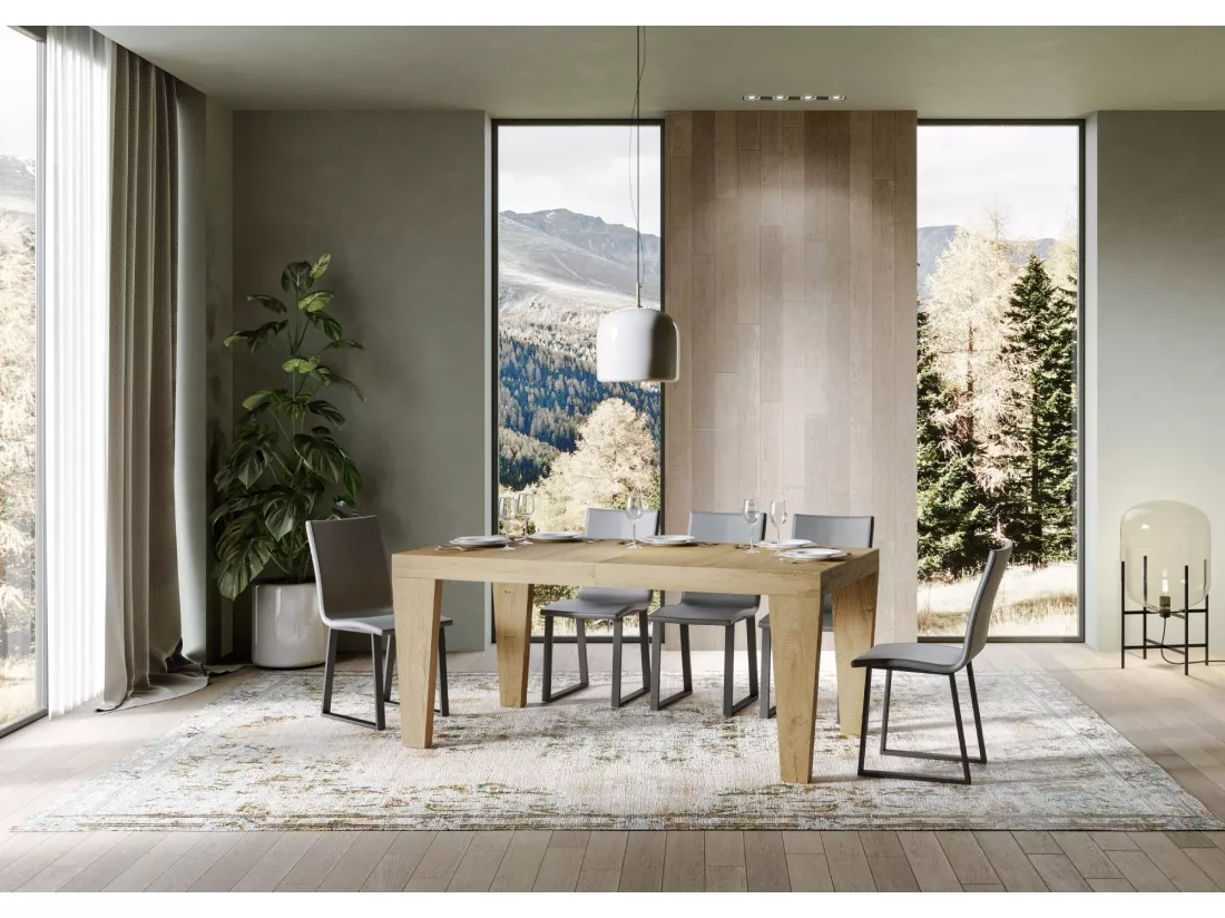 Table extensible 90x180/284 cm Spimbo Chêne Nature