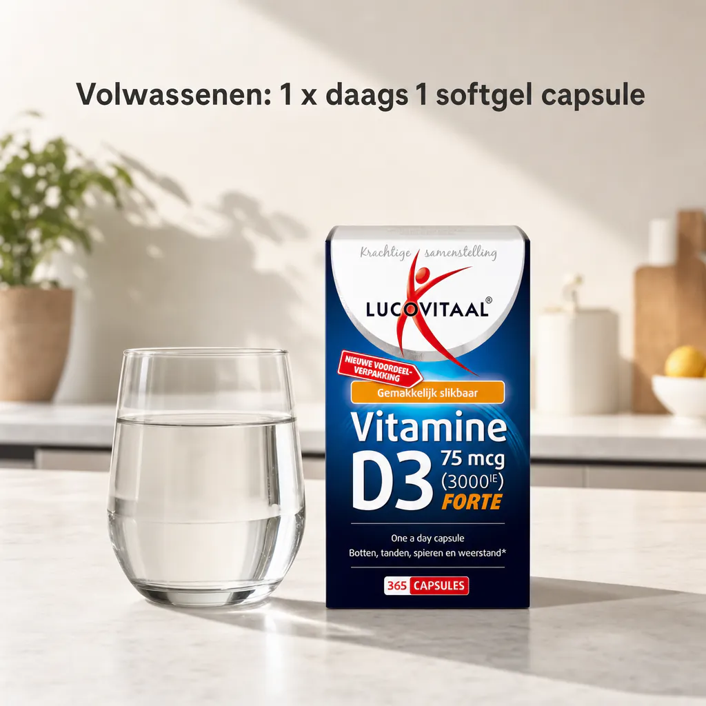 Vitamine D3 75 mcg 365 capsules