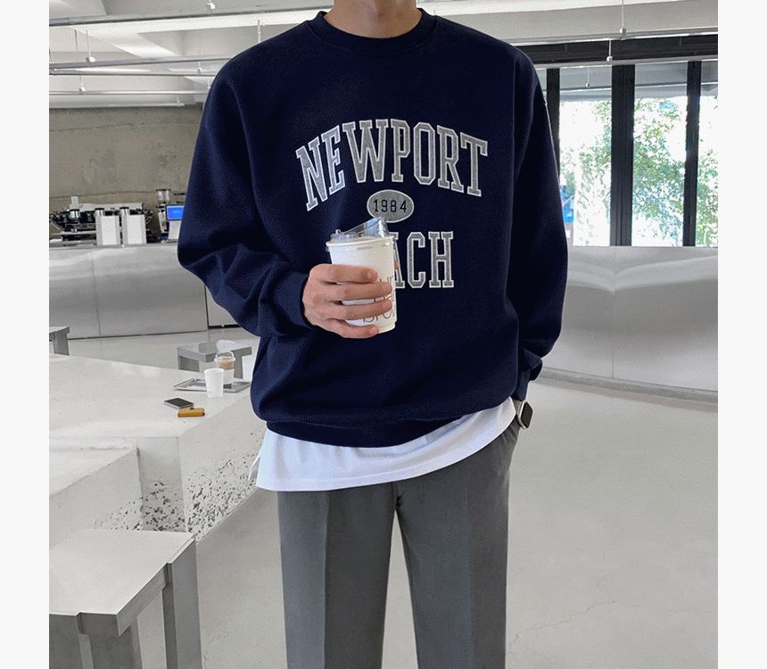 MRCYC - Sweatshirt met ronde hals en letters