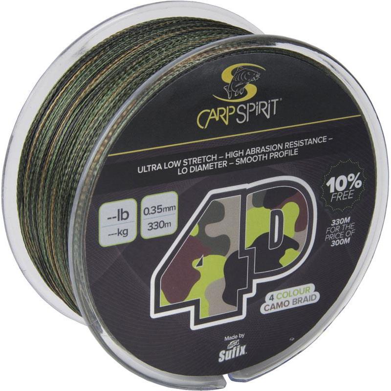 Tresse Carp Spirit 4-D Camo Braid