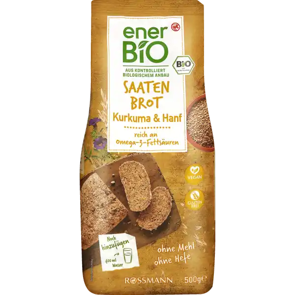 Saatenbrot Kurkuma & Hanf