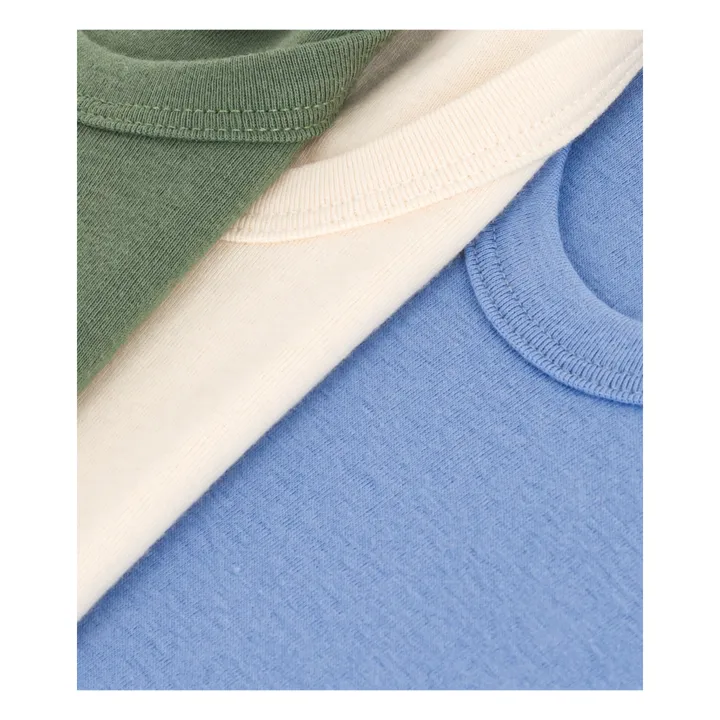 Petit Bateau Lot 3 Débardeurs Unis | Bleu