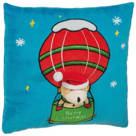 Macma Weihnachtskissen mit 3D-Motiv Bär mit Baloon