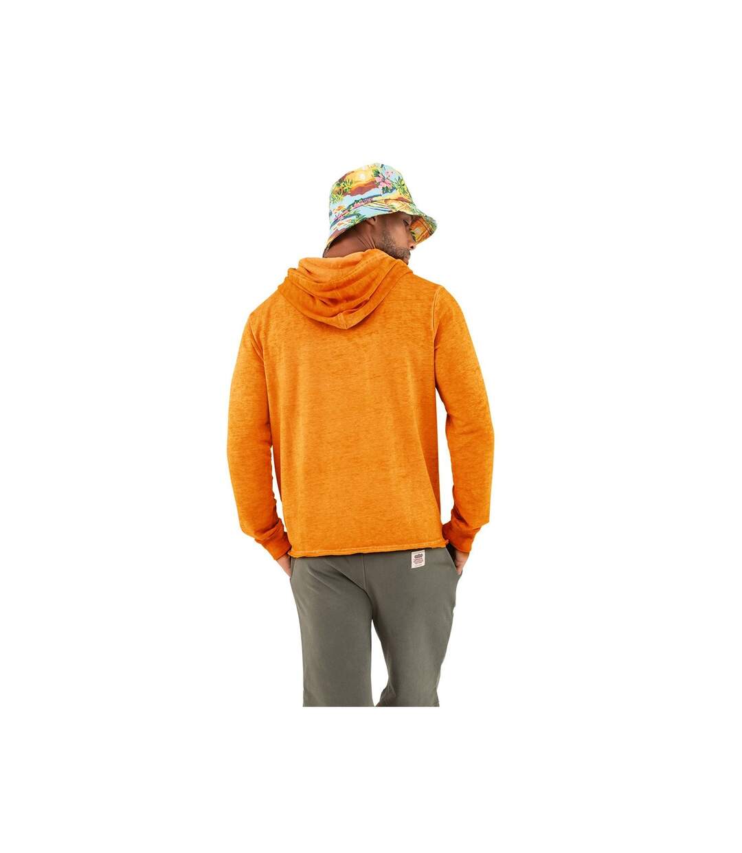 Sweat à capuche effet use Ryan en coton
