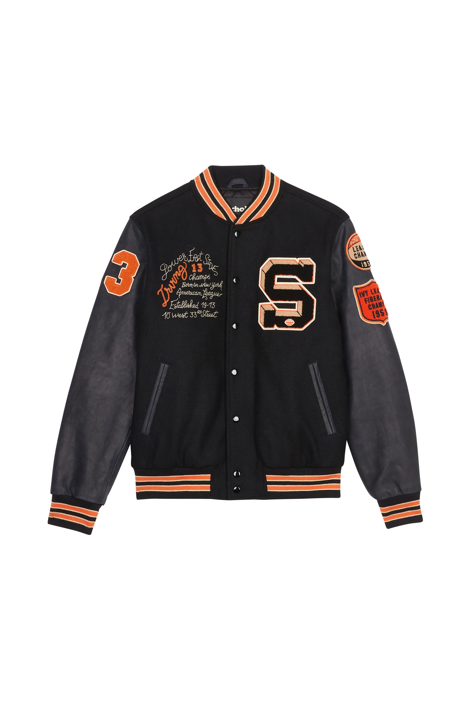SCHOTT Veste  LCTEDDYBD Noir