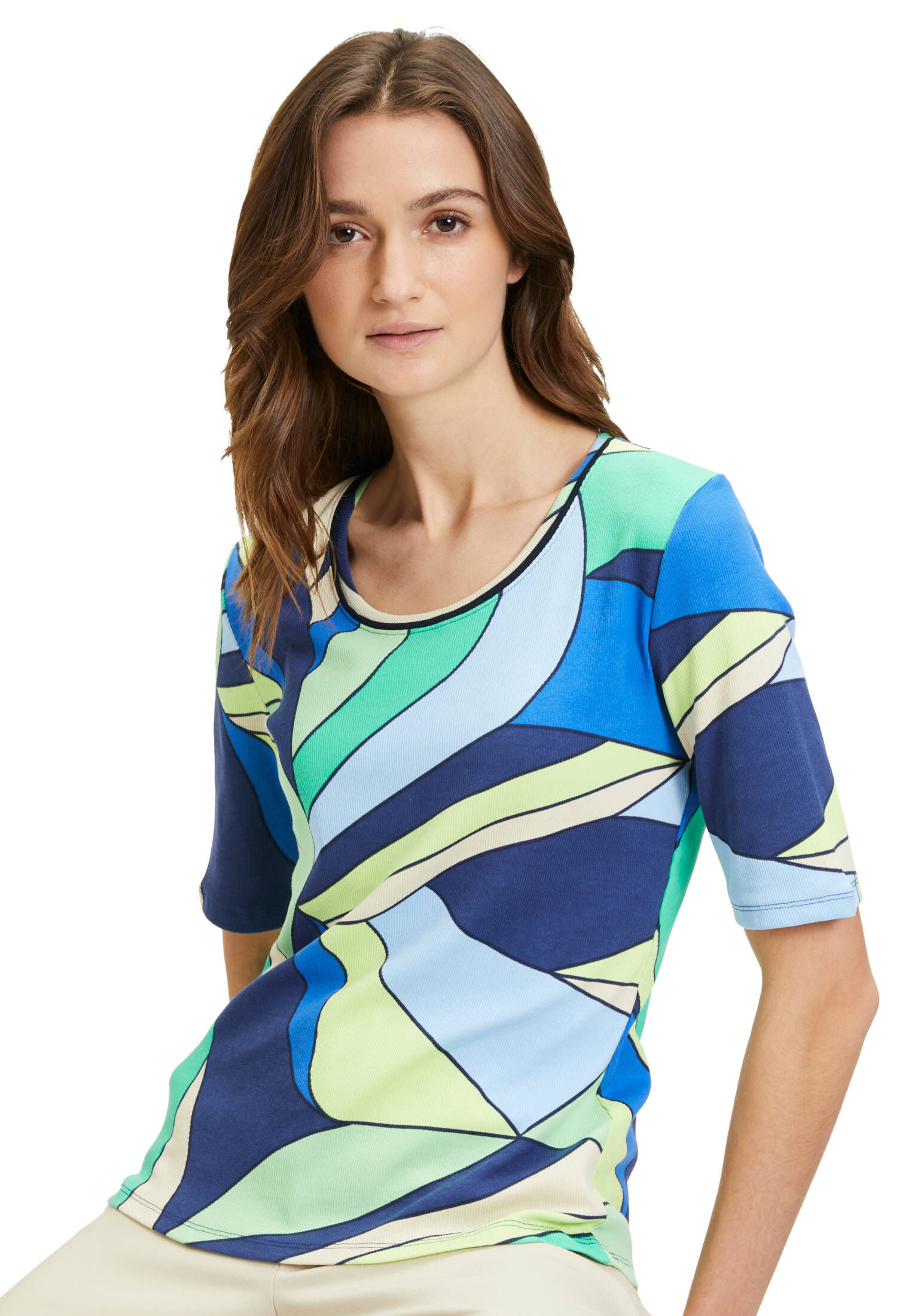 Betty Barclay| Damen Basic Shirt mit Rippenstruktur
