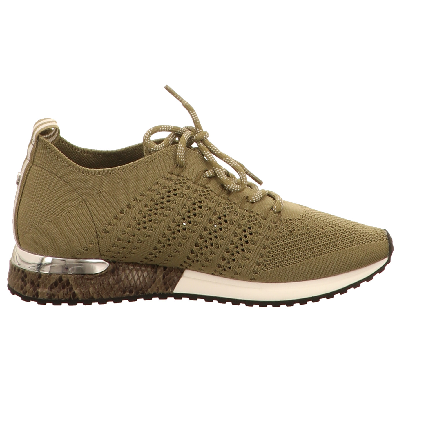 LA STRADA Sneaker khaki grün