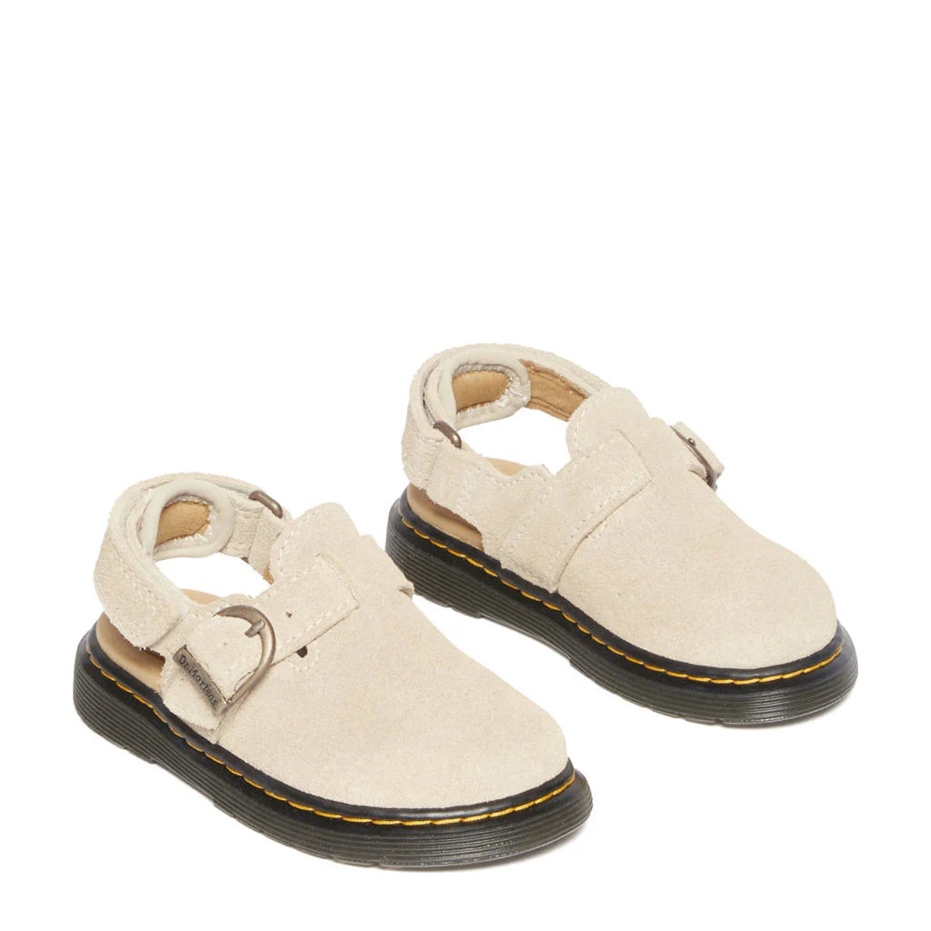 Dr. Martens Jorgie Tsuède clogs light tan bronx