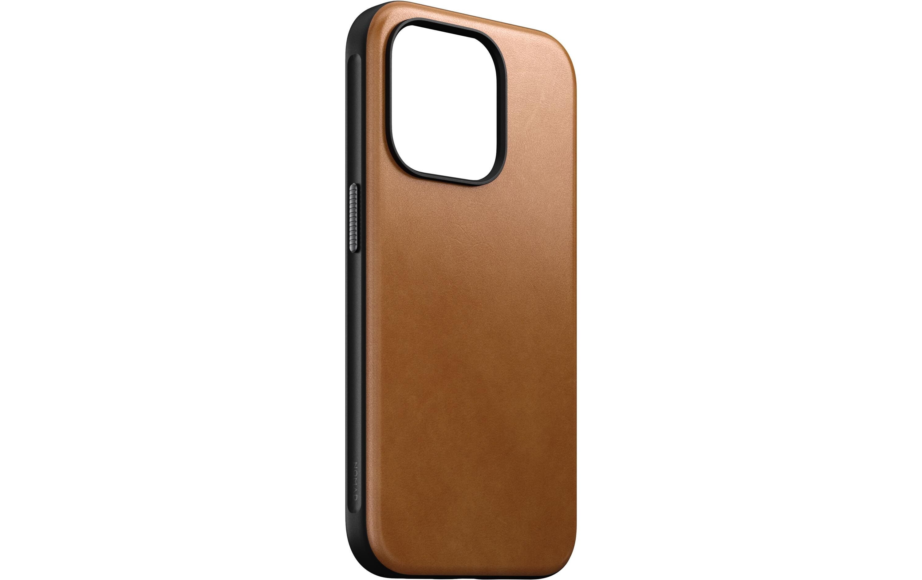 Back Cover Modern Leather iPhone 15 Pro RostbraunModerne Schutzhülle aus Leder für das Apple iPhone 15 Pro