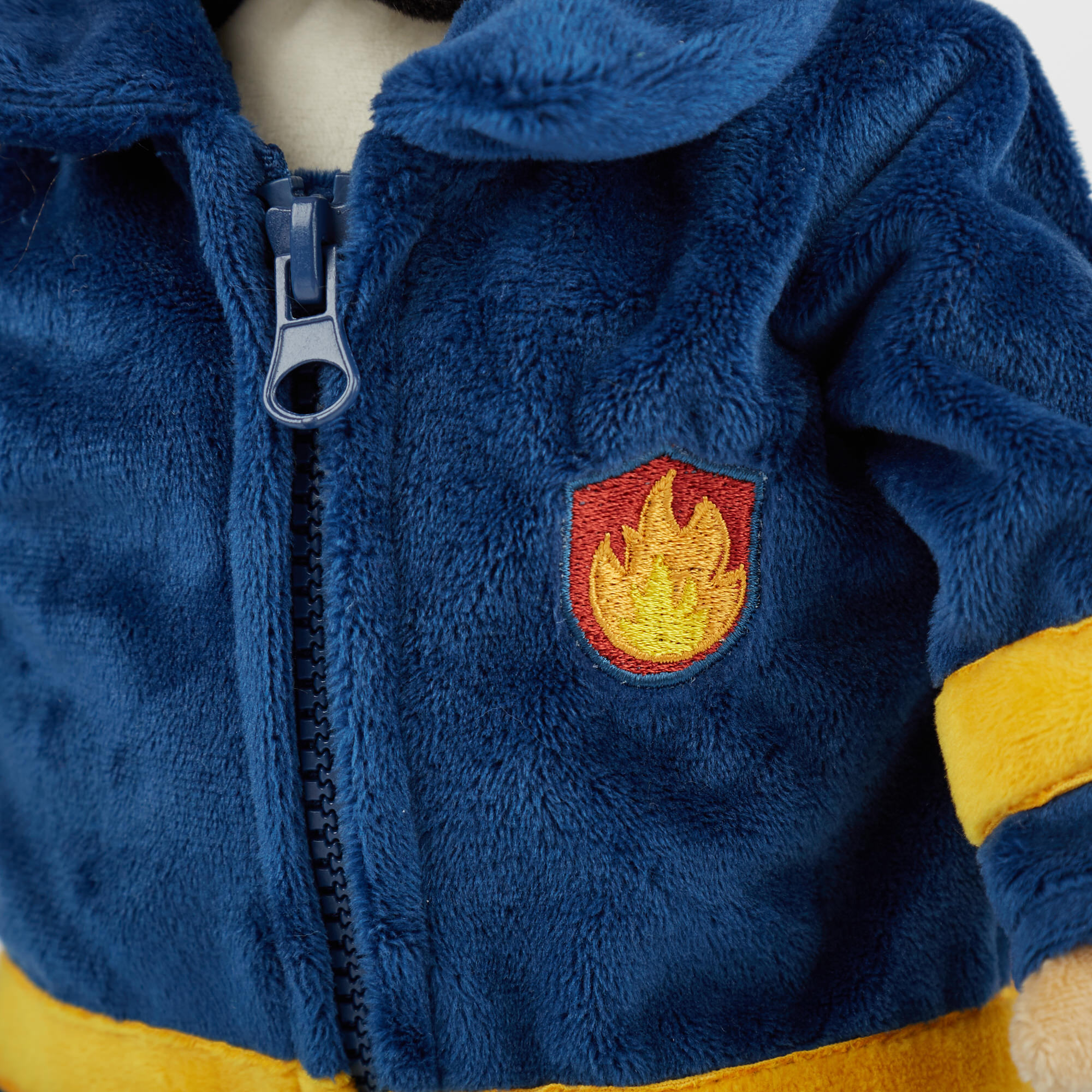 Soft-Puppe LERN-FEUERWEHRMANN (45cm) in blau
