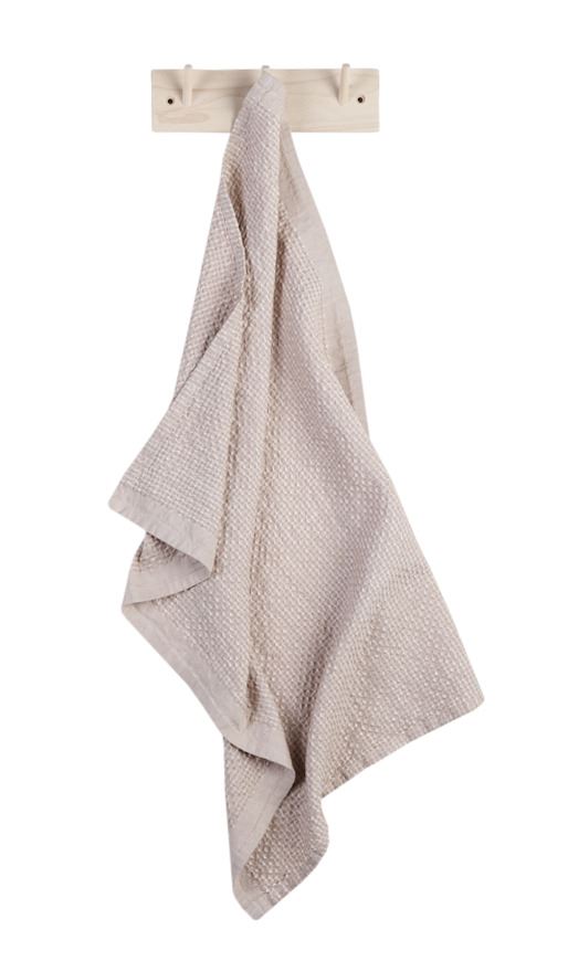 Kjøkkenhåndkle beige - 50x70 cm