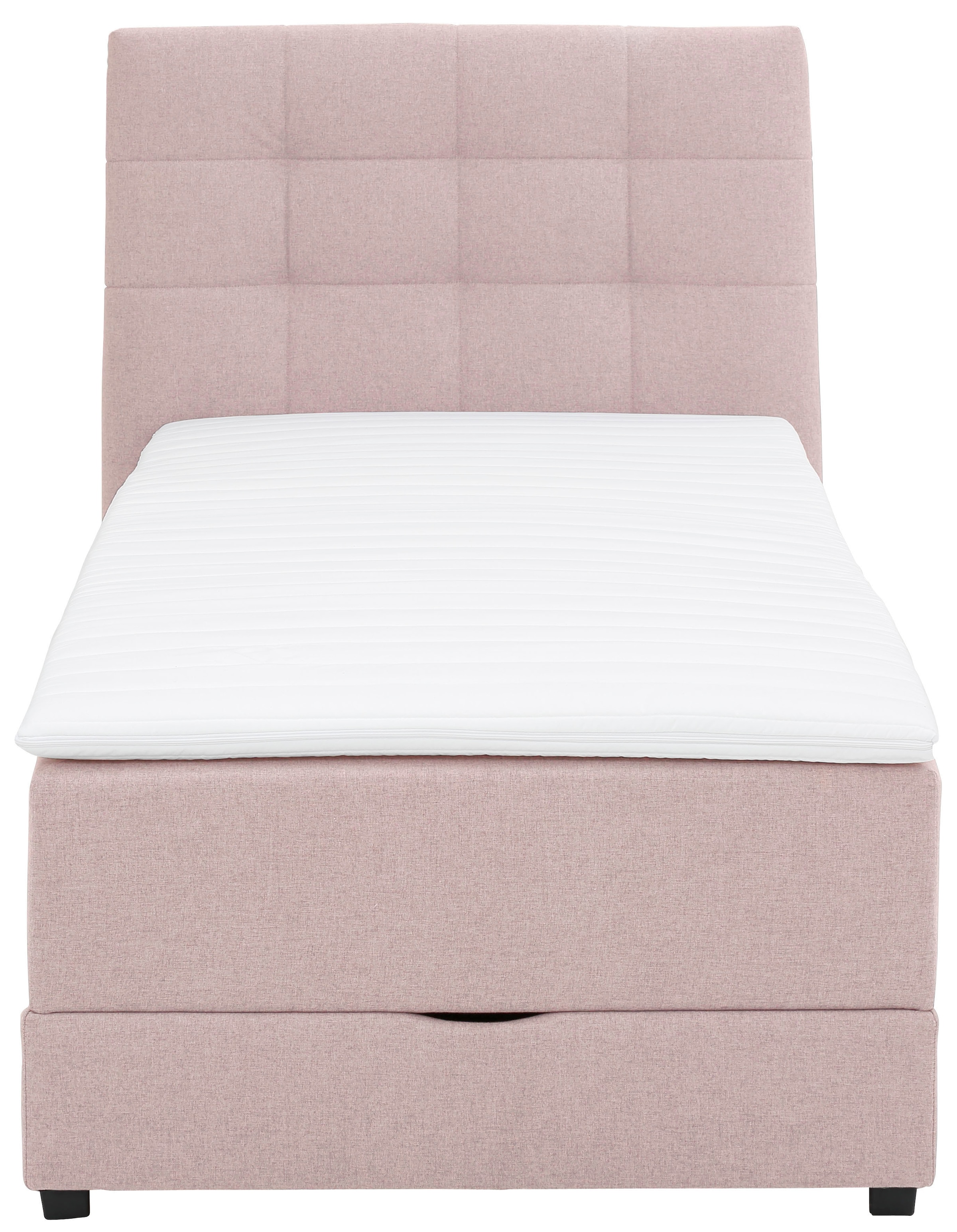Lüttenhütt Boxbett »Mieke« incl. Bettkasten und Topper, Bezug imprägniert, 2 Breiten