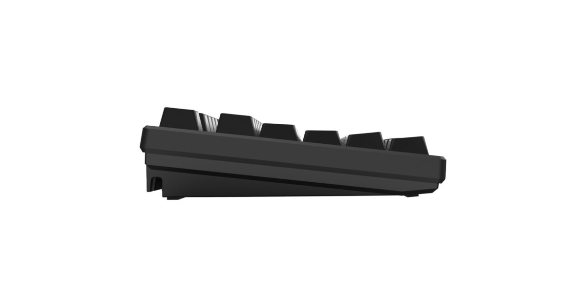 HelloGanssHS87T Black, toetsenbord  (Zwart, US lay-out, Cherry MX Brown, TKL, RGB leds, PBT Doubleshot keycaps, hot swap, 2,4 GHz / Bluetooth / USB-C)