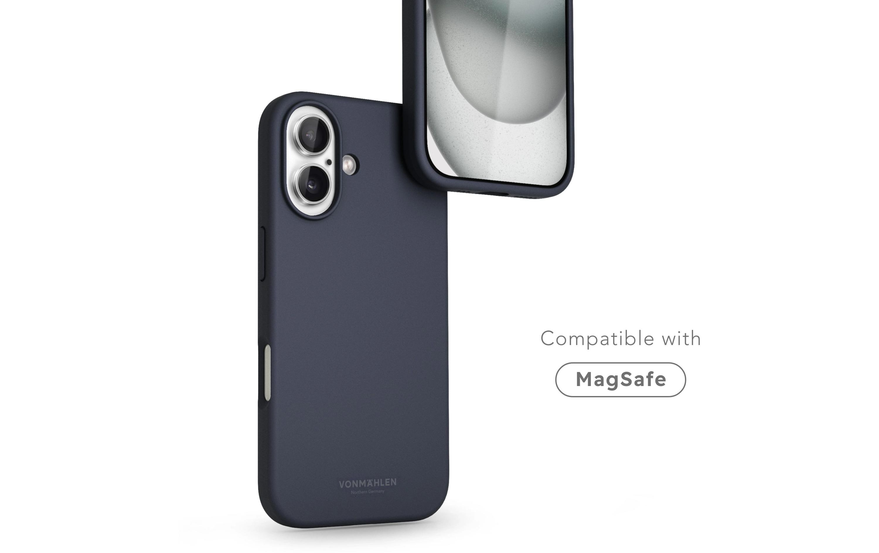 Back Cover Soft Silicone iPhone 16 NavySilicone Backcover für das Apple iPhone 16
