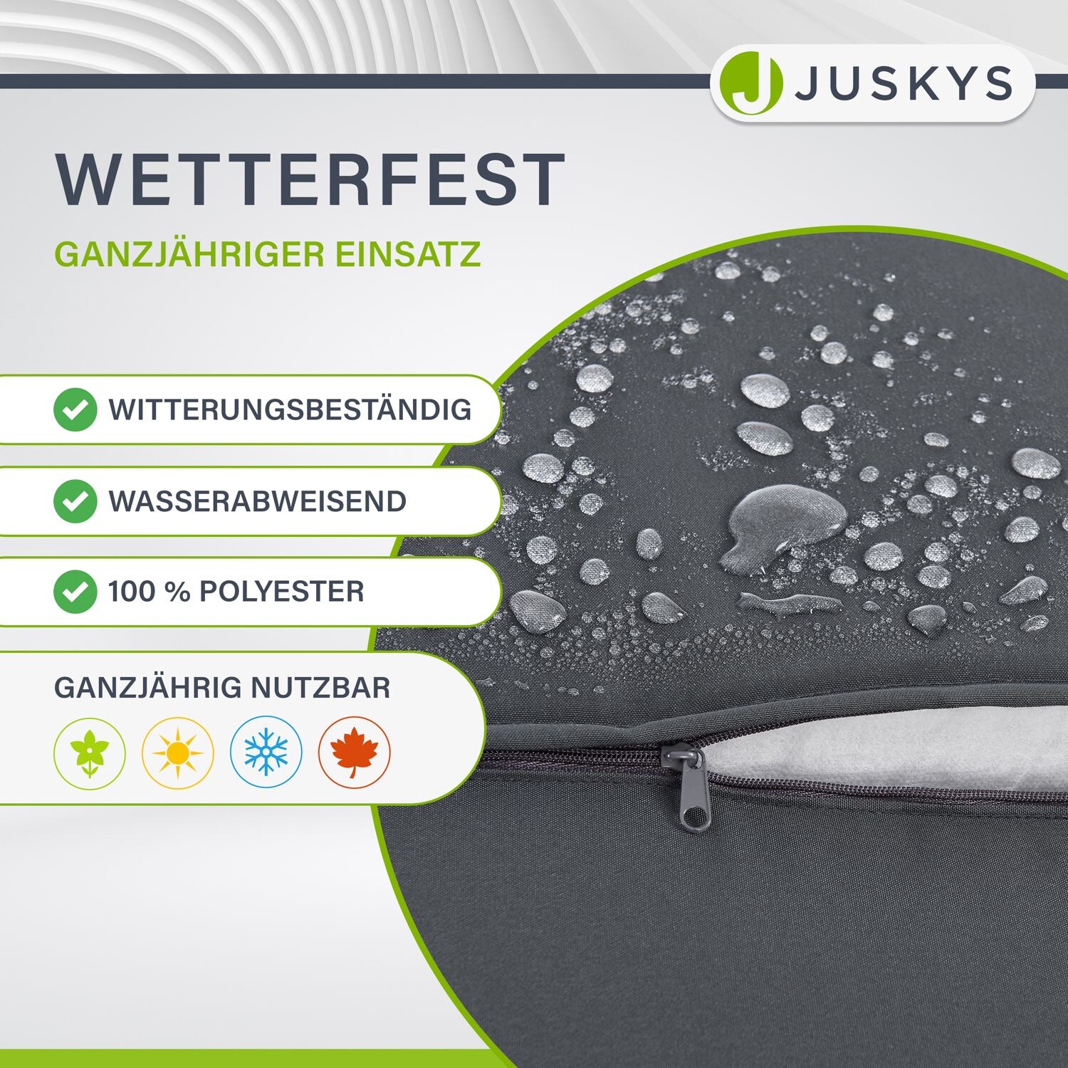 Juskys Sonnenliege Lamia klappbar - Polyrattan Gartenliege mit Auflage - Outdoor Liege Schwarz