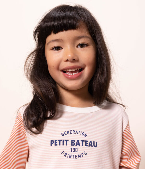 Pyjama milleraies tricolore en coton enfant