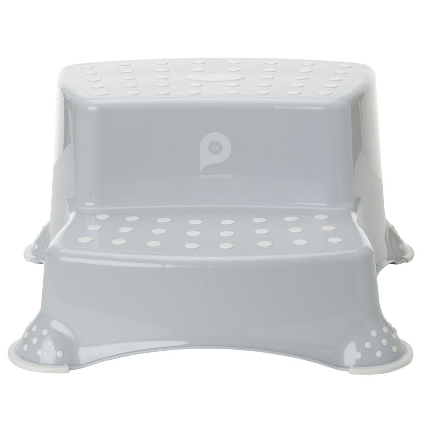 Marchepied double Popotam 2.0 gris - Ecru