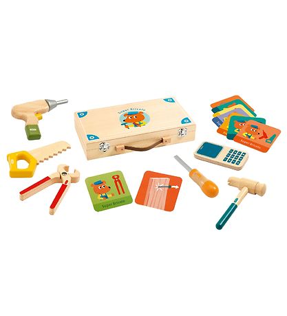 Djeco Toolbox - Holz - Super Bricolo - Handwerker