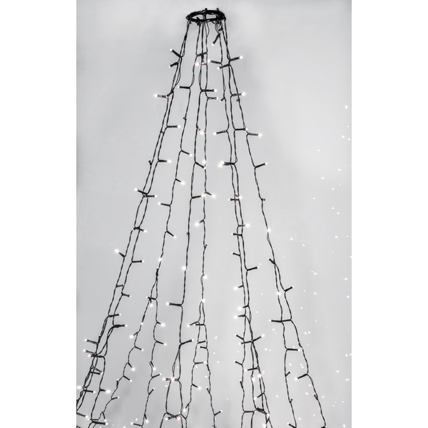 (2m) 360 LED's Weihnachts Deko Lichterkette Outdoor Baumschmuck Beleuchtung IP44 (594-33-1) - Kaltweiss
