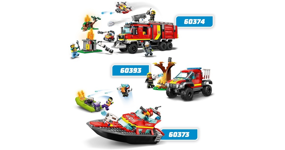 LEGOCity - Brandweerwagen Constructiespeelgoed  (60374)
