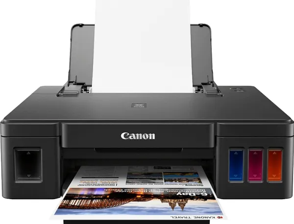 Canon PIXMA G1501 - Printer - farve - blækprinter - A4/Legal - op til 8.8 ipm (mono) / op til 5 ipm (farve) - kapacitet: 100 ark - USB 2.0
