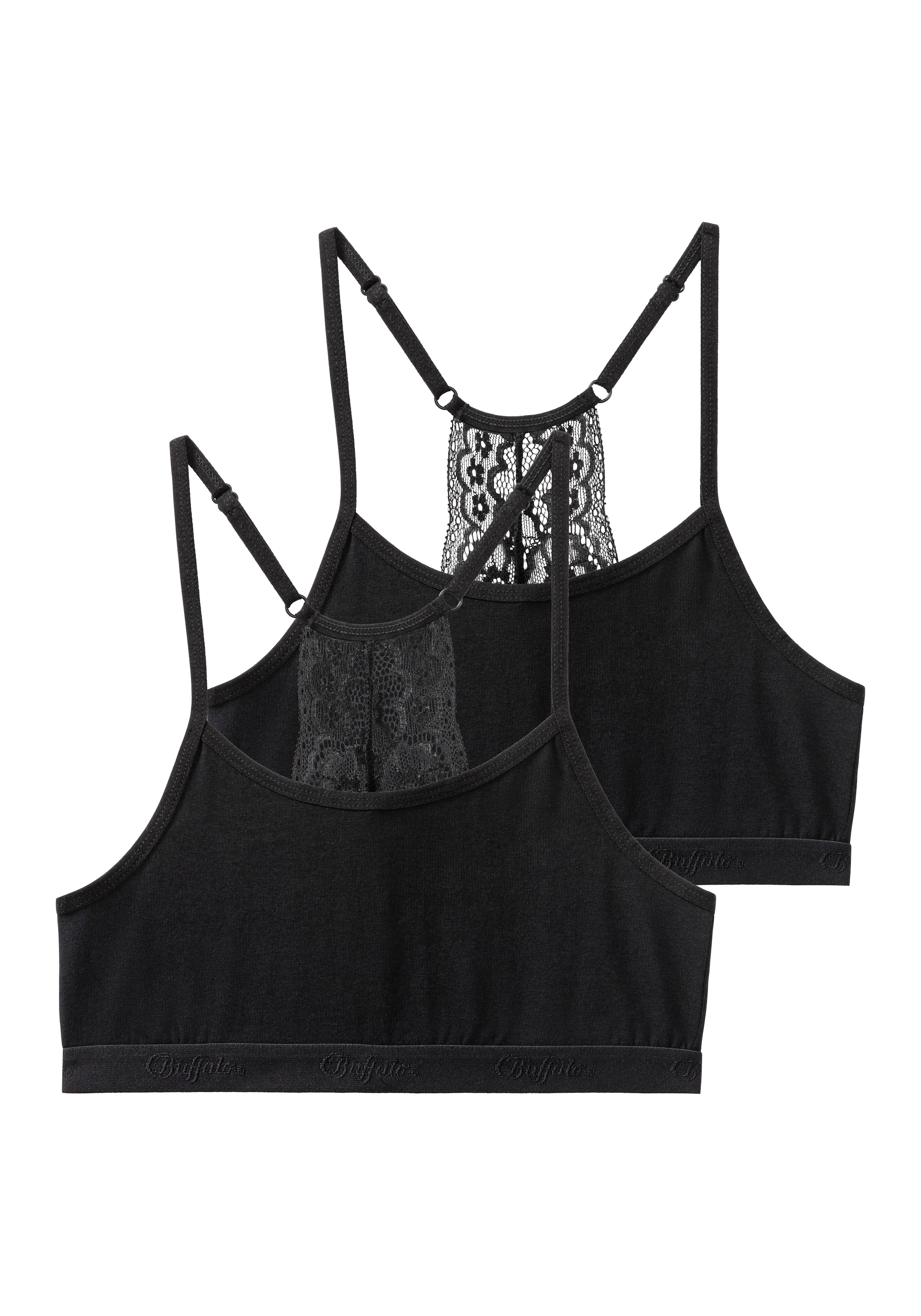 Buffalo Bustier, 2 Ringerücken aus schöner Spitze