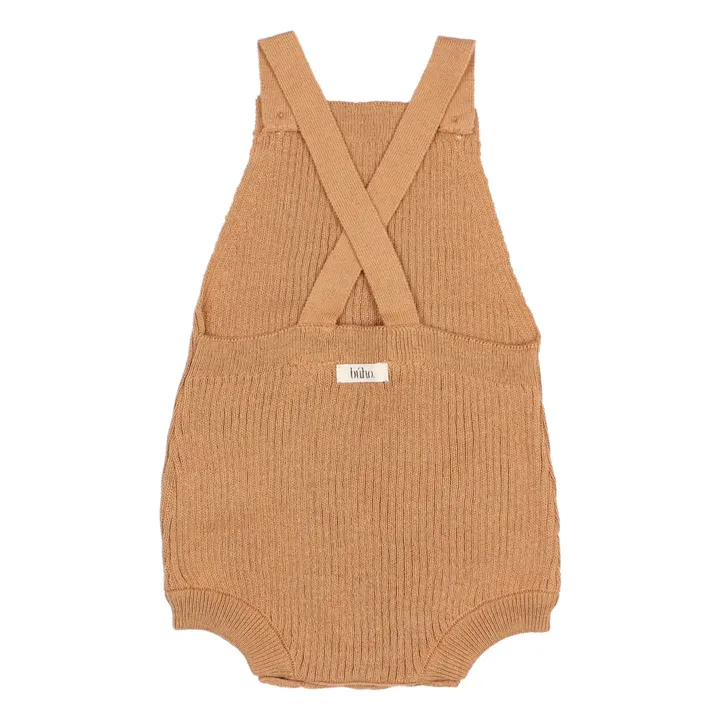 Búho Salopette Coton Bio Maille | Caramel