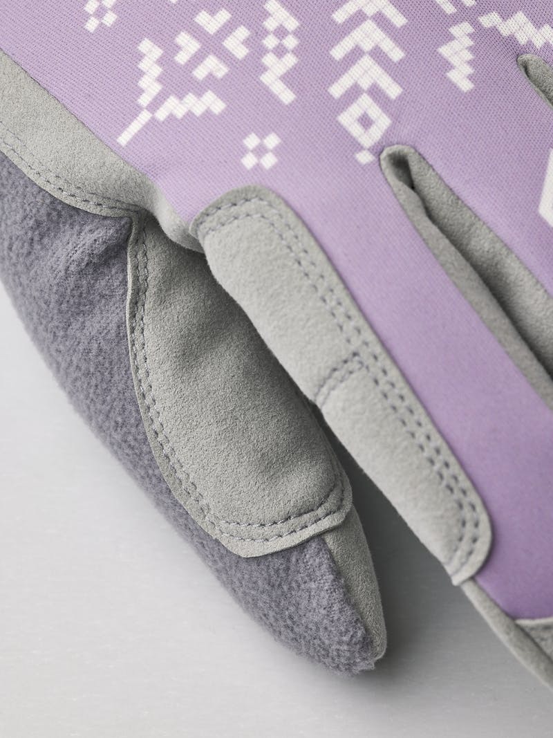 XC Primaloft Gloves Dame Syringa Print