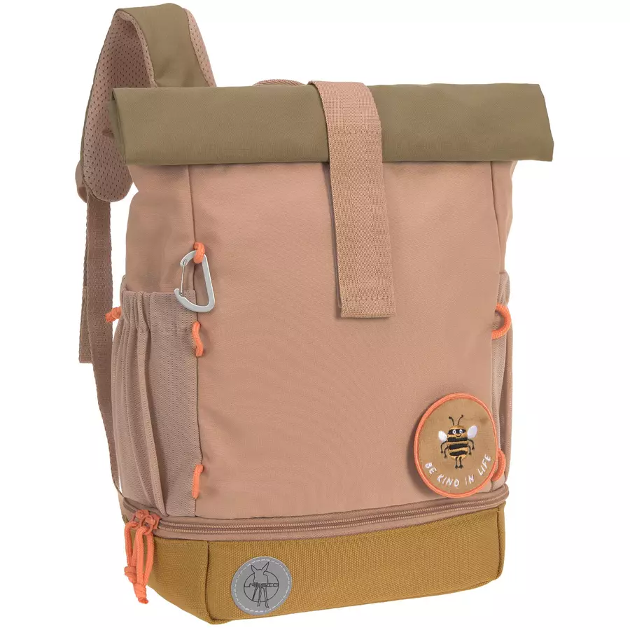 LÄSSIG Mini Rolltop Backpack, Nature hazelnut