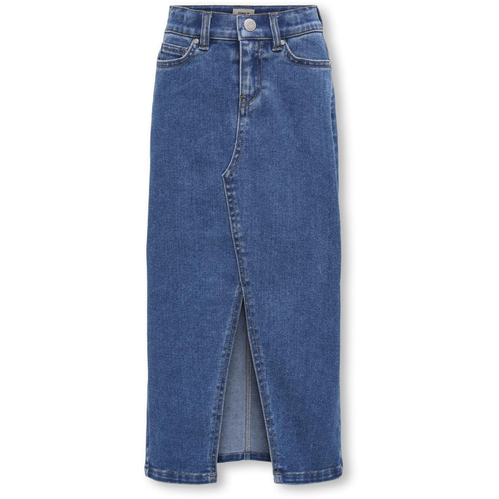 Køb kids ONLY Medium Blue Denim Siri Front Slit Nederdel Denim
