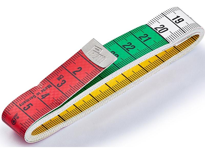 Prym Massband 150 cm, 1 Stück Stabiles Massband in cm und inch