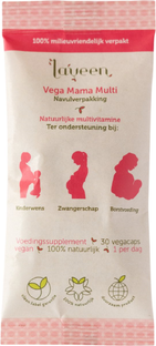 Laveen Vega Multi Mama Multivitamine Capsules Navulverpakking 30VCP