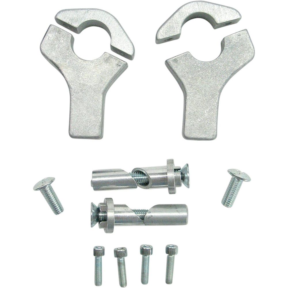 UFO - Kit de montage protège-mains insert alu - guidons 22 mm